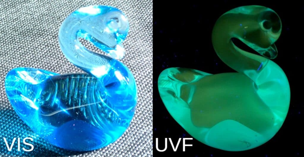 Fabrizio UV lamp VS manganese glass UVF