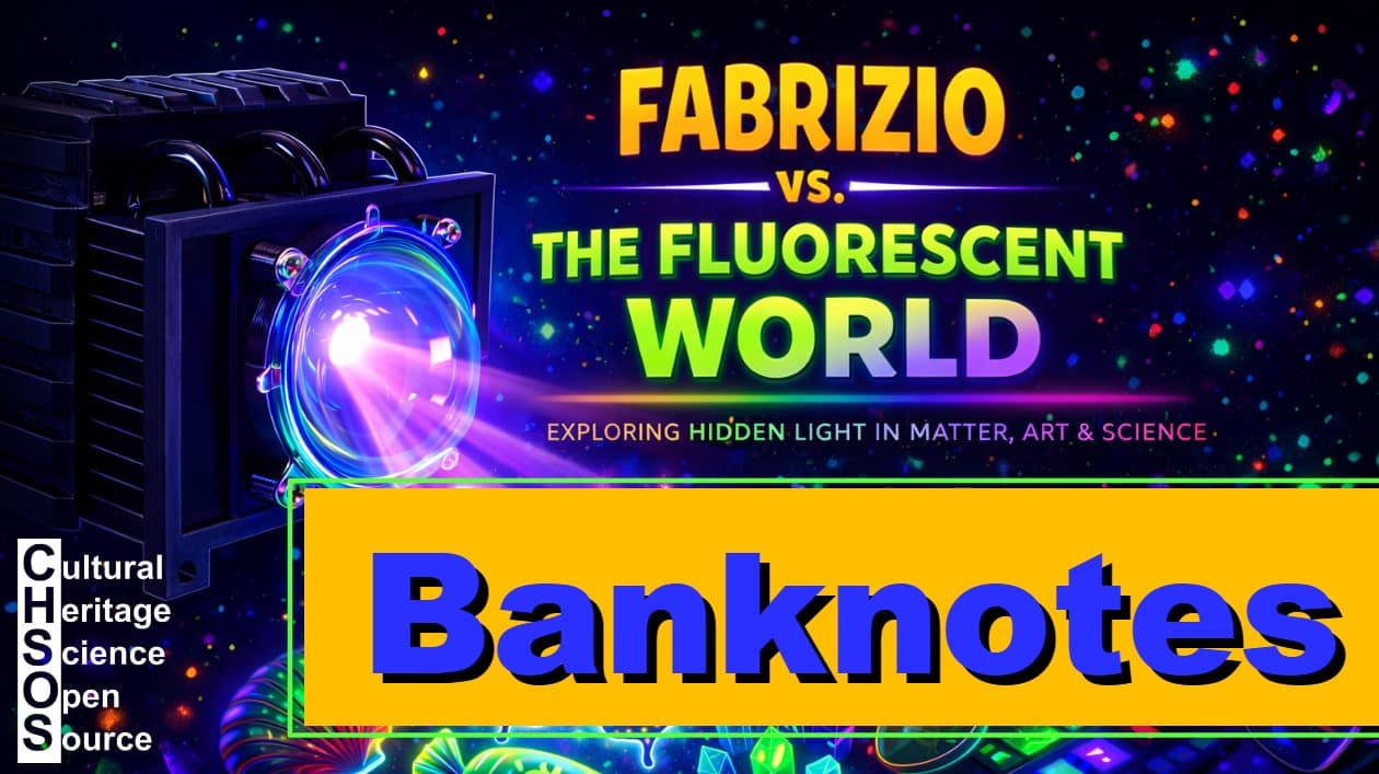 UV fluorescence of banknotes