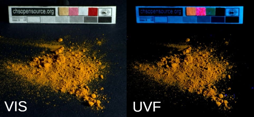 curcuma UV Fluorescence