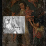 19th century Mexican painting on tin - IRR