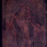 19th century Mexican painting on tin - UVF